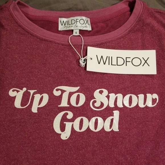 💕WILDFOX💕 Up to Snow Good Baggy Beach Jumper - Picture 8 of 8